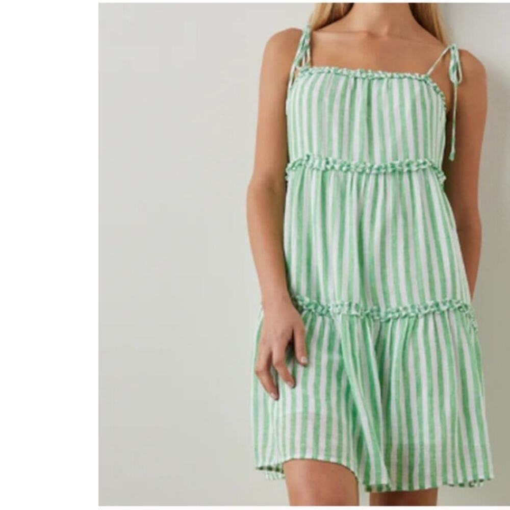 NEW Rails Caralyn Cayman Green Stripe Tank Dress